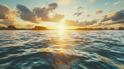 Nature's Symphony: Powerful Waves Embrace the Shoreline in a Display of Splendor.