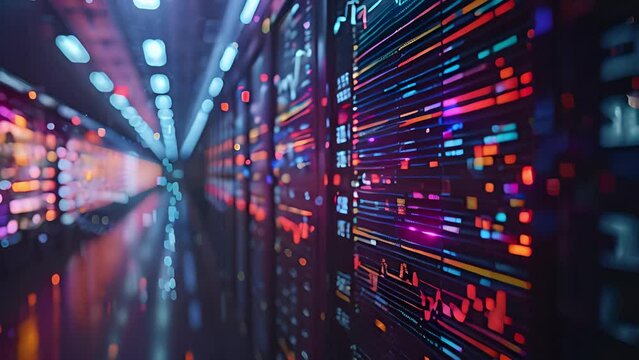 Analysis of electronic voting system, multiple screens processing digital data on election outcomes