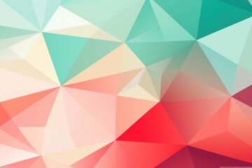 Soft pastel geometric patterns featuring radiant hues of mint, coral, and peach. Perfect for serene digital backgrounds, calming designs, or sophisticated web projects with a tranquil touch.
