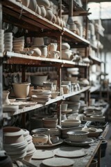 Naklejka premium Ceramics Co-op: Where Wheels Spin Dreams into Reality, image adea2db9-959a-4bae-834f-faa18012a77b.