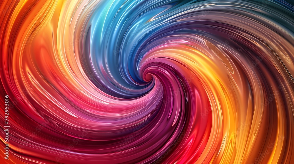 Poster abstract swirling texture with a blend of vivid colors suitable for use in graphic design and modern