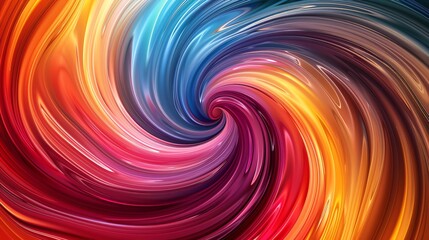 Fototapeta premium Abstract swirling texture with a blend of vivid colors suitable for use in graphic design and modern art backgrounds