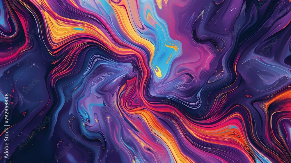 Poster dynamic swirling color background featuring a vivid abstract pattern perfect for eyecatching designs