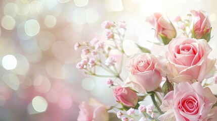 A stunning Mother s Day greeting card displayed against a soft light background