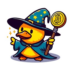 Duck logo for bitcoin icon
