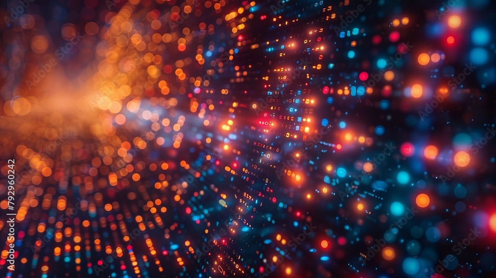 Aufkleber technology based on big data or digital transformation