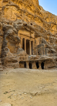 Ancient Nabataean structure in Perta