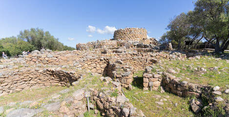 Archaeological site of Nuraghe La Prisgiona - arzachena - North Sardinia