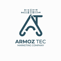 ARMOZ TEC 05, logo design, minimalist logo, unique logo, logo maker, creative logo, brand identity	