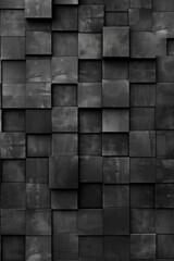 A minimalist background composed of 2D pixelated squares arranged in a grid-like pattern, greyscale color