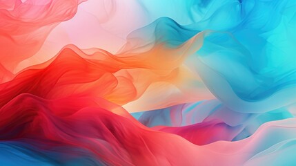 Abstract Color Transitions Background - Generative AI