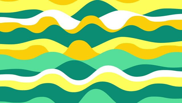 seamless pattern with colorful waves