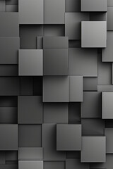 A minimalist background composed of 2D pixelated squares arranged in a grid-like pattern, greyscale color