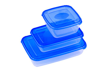 Plastic container for food