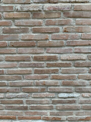 Background with small bricks wall