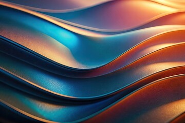 Wallpaper with gradient colors and abstract shapes for projects background. Generative AI - obrazy, fototapety, plakaty