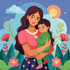 mother-holds-the-child-in-her-arms