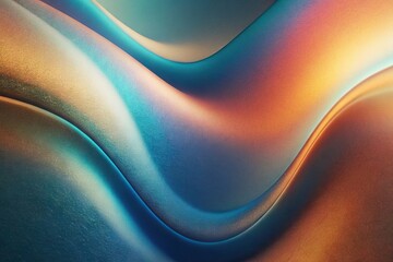 Wallpaper with gradient colors and abstract shapes for projects background. Generative AI - obrazy, fototapety, plakaty