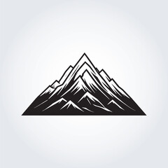 ice mountain logo icon