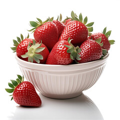 bowl with strawberries