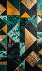 Enigmatic Green Yellow Black Abstract Backgrounds: Elegance Unveiled