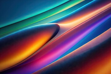 Wallpaper with gradient colors and abstract shapes for projects background. Generative AI