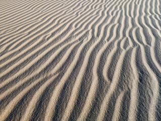 Ripples in Sand at Mesquite Flat Sand Dunes, Death Valley National Park, California