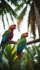 blue and yellow macaw