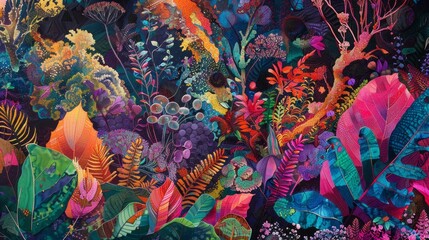 a vibrant and enticing display.