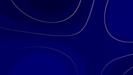 Dark navy blue dynamic gradient abstract background. Wavy elegant trendy backdrop. Endless male elegant curved wallpaper. Bright soft lines birthday party. Luxury styles. Christmas magical festive BG