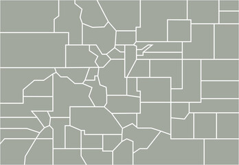 outline drawing of colorado state map. - obrazy, fototapety, plakaty