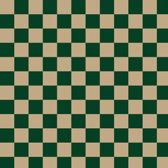 Green checkerboard pattern background. colorful seamless pattern Vector background.