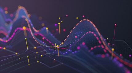 Thorough 3D dashboard displays analytical data via interactive charts, graphs, and heat maps, enabling users to monitor and analyze statistics, data, and performance