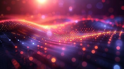 Versatile Digital Backdrop for Technology, AI, Data, Audio, Graphics, and Beyond Generative AI