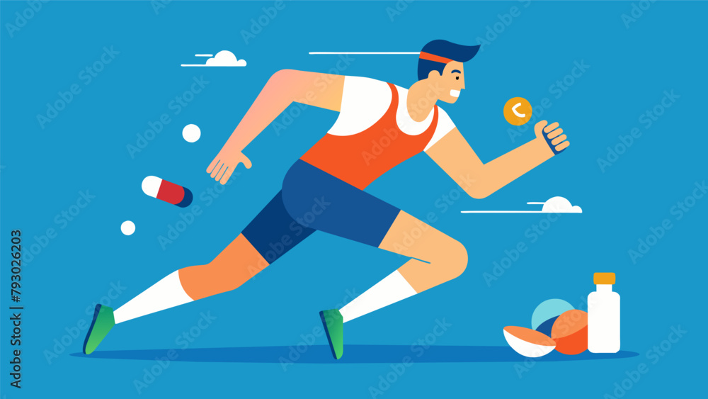 Poster an athlete risks their health by using memoryenhancing drugs in order to improve their performance o