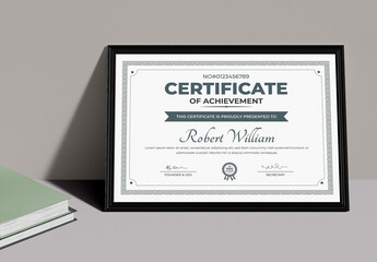 Certificate of Achievement Layout - obrazy, fototapety, plakaty