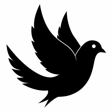 recommend clip art: dove silhouette vector illustration