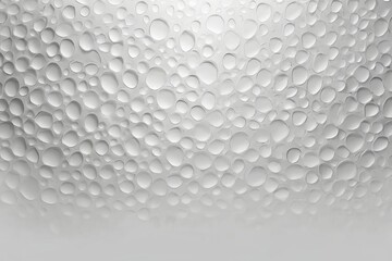 Metallic Circle Grid on White Background: Abstract Texture with Seamless Steel Pattern Illustration