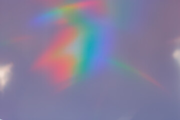 Sunlight background, abstract photo with sunshine and rainbow flare, vivid colored minimal photo....