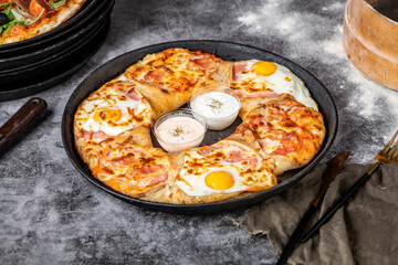 pizza in a pan