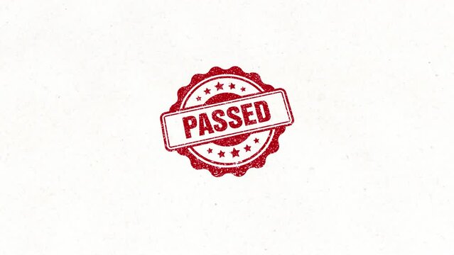Passed Rubber Stamp