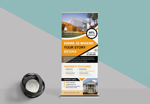 Corporate Business Rollup Banner Design