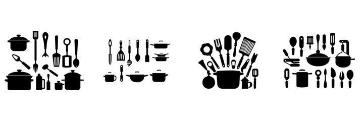 Hand drawn illustration of  coking item 