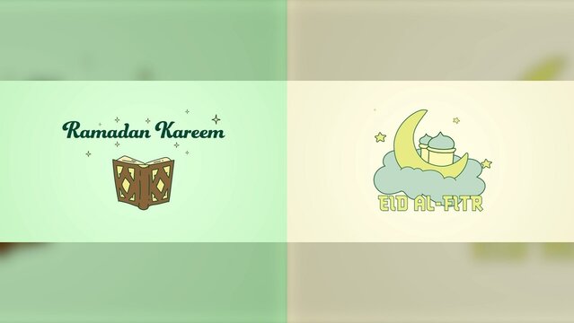 Eid al-Fitr Ramadan Mubarak Title Intro Collection