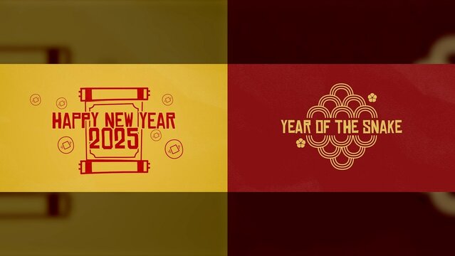 Chinese New Year Celebration Hand Drawn Title Intro