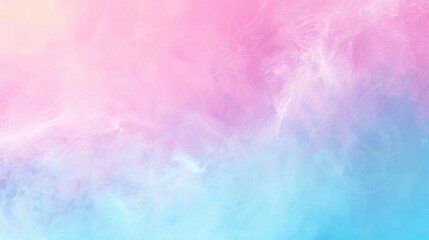 Colorful Soft Pink to Blue Pastel Gradient Transition Abstract Background. AI generated image