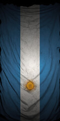 The flag of the national flag of Argentina. illustrating the celebration of Argentina's Independence Day