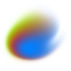 PNG blue gradient shape on transparent background