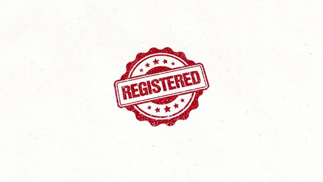 Registered Rubber Stamp
