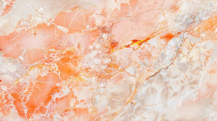 Pale coral marble texture, with soft orange and pink veins, ideal for a warm, inviting atmosphere